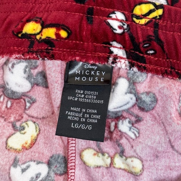 Disney Mickey & Minnie Mouse Fleece Pajama Pants NEW - Picture 6 of 7